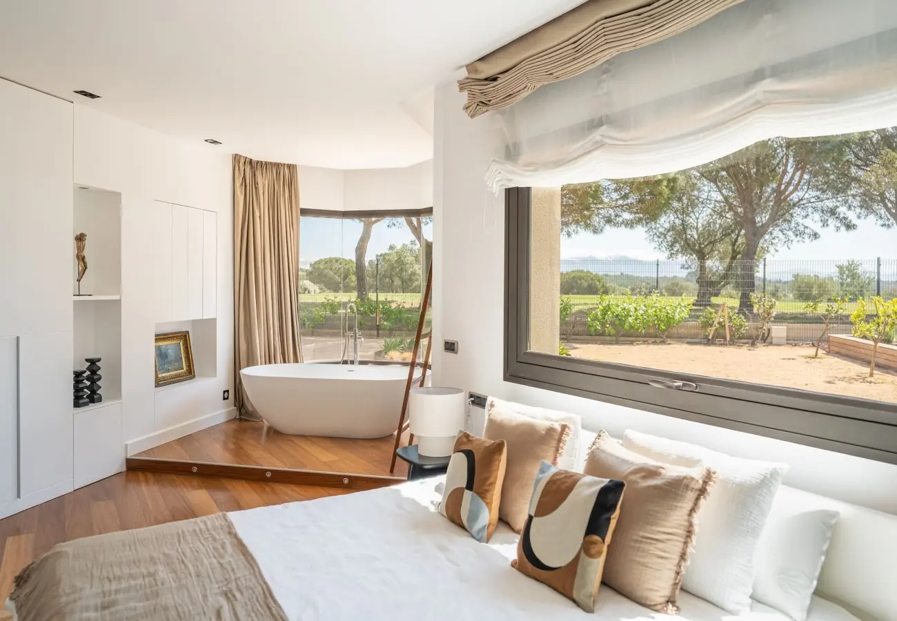Master bedroom suite